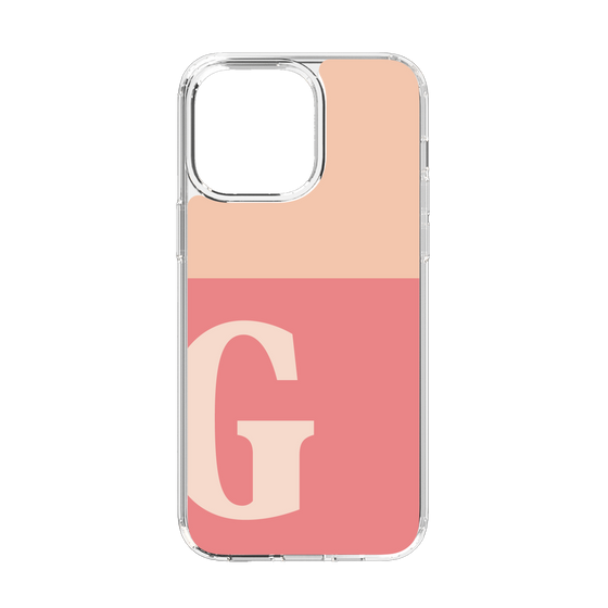 Slim Protection Case［ Original - initial two tone - G pink ］