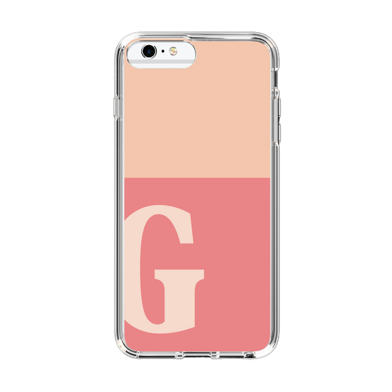Slim Protection Case［ Original - initial two tone - G pink ］