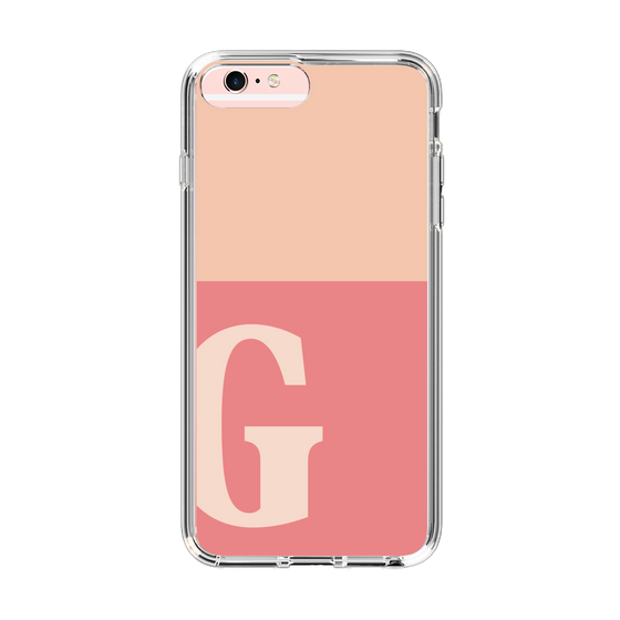 Slim Protection Case［ Original - initial two tone - G pink ］