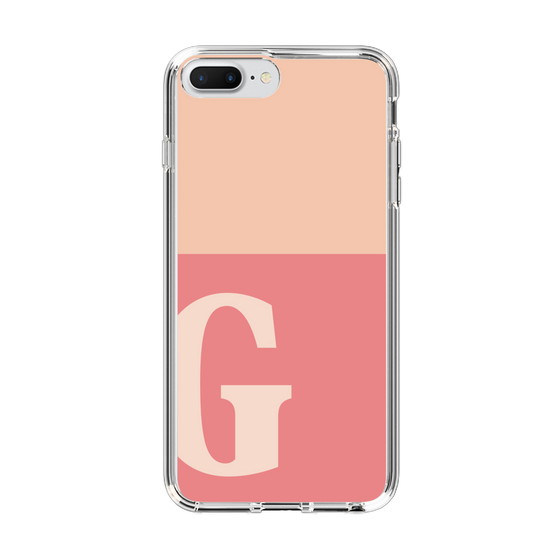 Slim Protection Case［ Original - initial two tone - G pink ］
