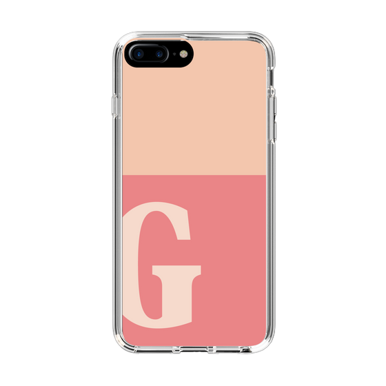 Slim Protection Case［ Original - initial two tone - G pink ］