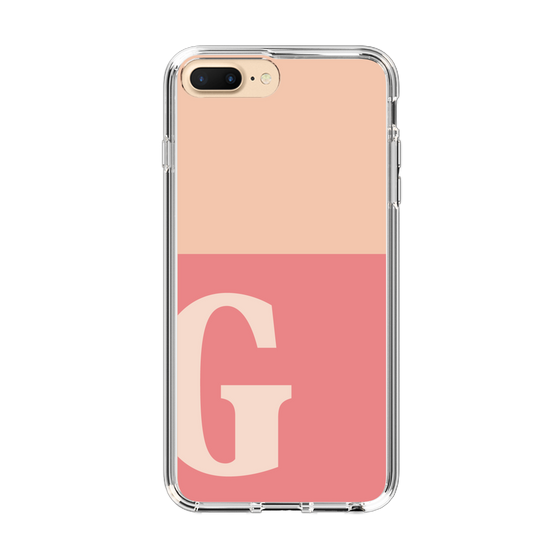 Slim Protection Case［ Original - initial two tone - G pink ］