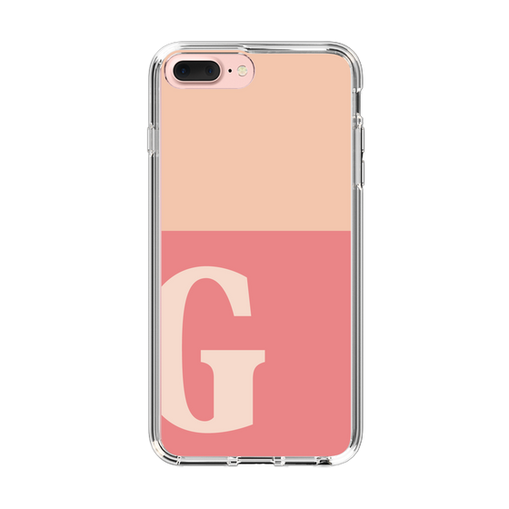 Slim Protection Case［ Original - initial two tone - G pink ］
