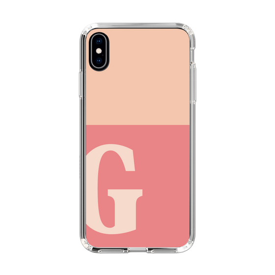 Slim Protection Case［ Original - initial two tone - G pink ］