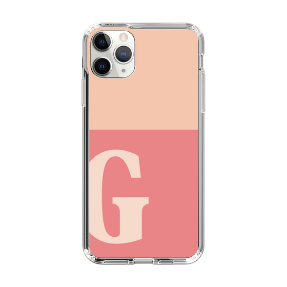 Slim Protection Case［ Original - initial two tone - G pink ］
