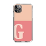 Slim Protection Case［ Original - initial two tone - G pink ］