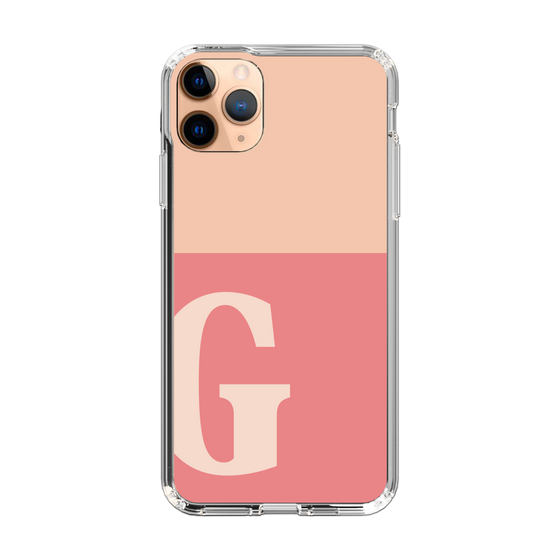 Slim Protection Case［ Original - initial two tone - G pink ］