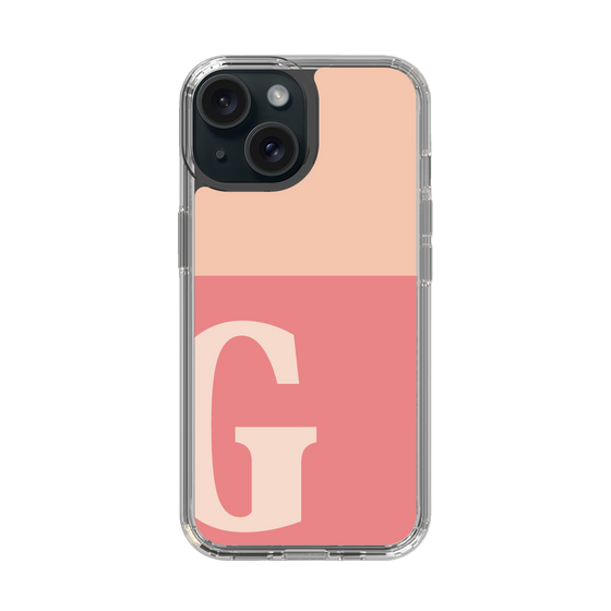 Slim Protection Case［ Original - initial two tone - G pink ］