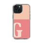 Slim Protection Case［ Original - initial two tone - G pink ］