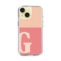 Slim Protection Case［ Original - initial two tone - G pink ］