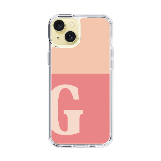 Slim Protection Case［ Original - initial two tone - G pink ］