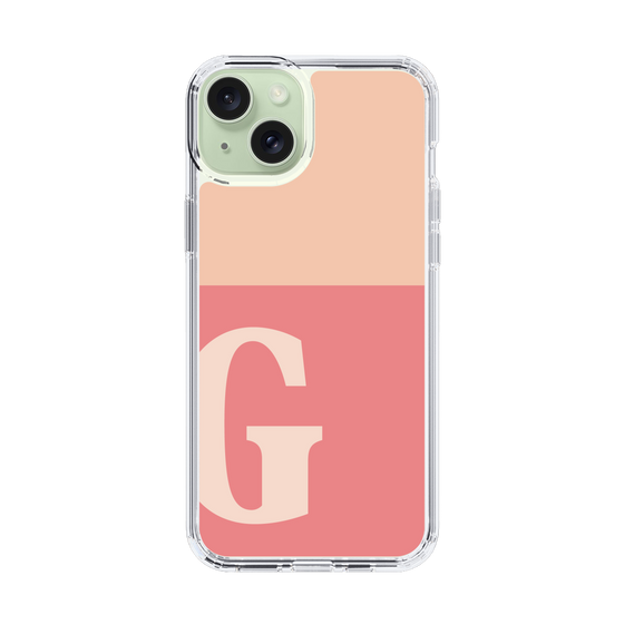 Slim Protection Case［ Original - initial two tone - G pink ］
