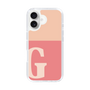 Slim Protection Case［ オリジナル - initial two tone - G pink ］