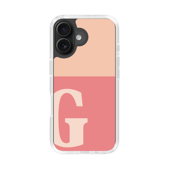 Slim Protection Case［ オリジナル - initial two tone - G pink ］