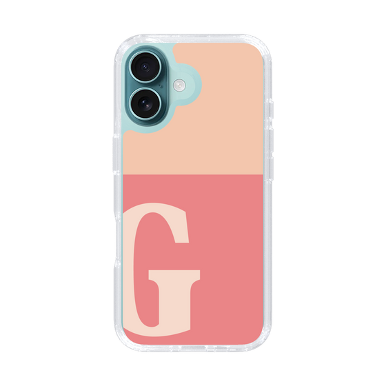 Slim Protection Case［ オリジナル - initial two tone - G pink ］