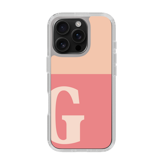 Slim Protection Case［ オリジナル - initial two tone - G pink ］