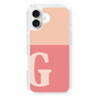 Slim Protection Case［ オリジナル - initial two tone - G pink ］