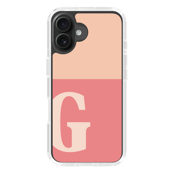 Slim Protection Case［ オリジナル - initial two tone - G pink ］