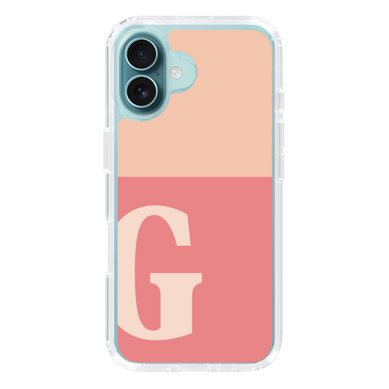 Slim Protection Case［ オリジナル - initial two tone - G pink ］