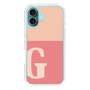 Slim Protection Case［ オリジナル - initial two tone - G pink ］