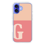 Slim Protection Case［ オリジナル - initial two tone - G pink ］