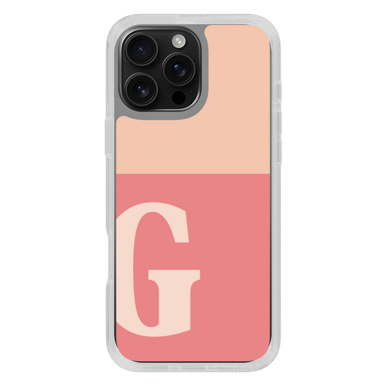 Slim Protection Case［ オリジナル - initial two tone - G pink ］