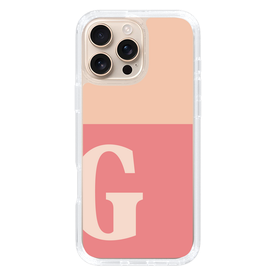 Slim Protection Case［ オリジナル - initial two tone - G pink ］