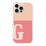 Slim Protection Case［ オリジナル - initial two tone - G pink ］