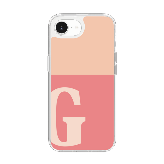 Slim Protection Case［ Original - initial two tone - G pink ］