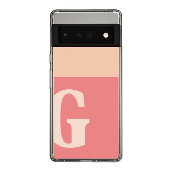Slim Protection Case［ Original - initial two tone - G pink ］