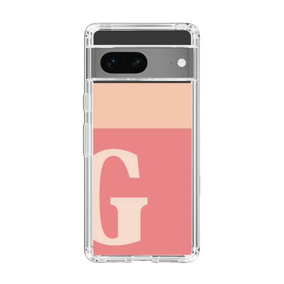 Slim Protection Case［ Original - initial two tone - G pink ］