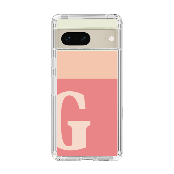 Slim Protection Case［ Original - initial two tone - G pink ］