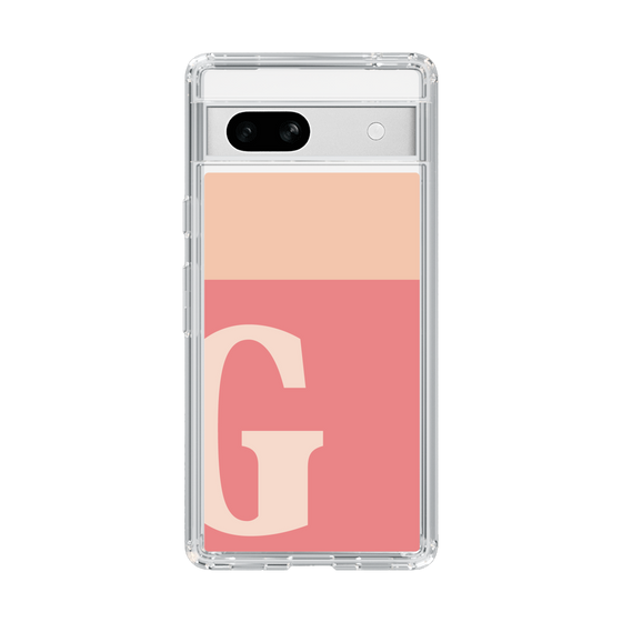 Slim Protection Case［ Original - initial two tone - G pink ］