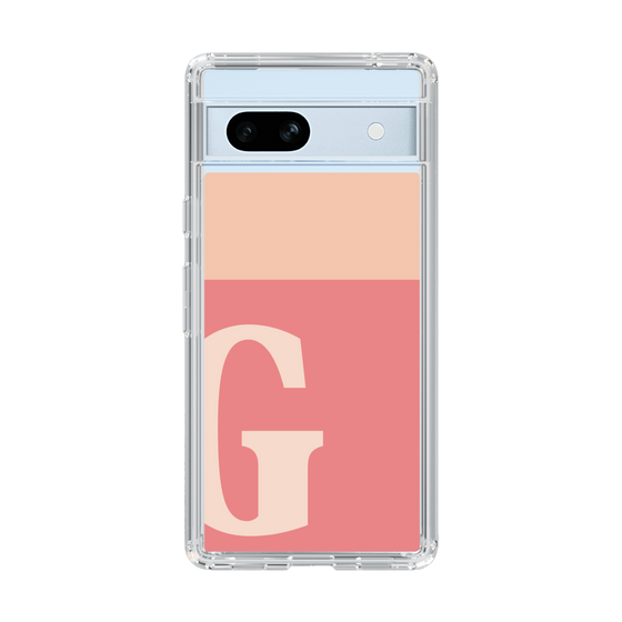 Slim Protection Case［ Original - initial two tone - G pink ］