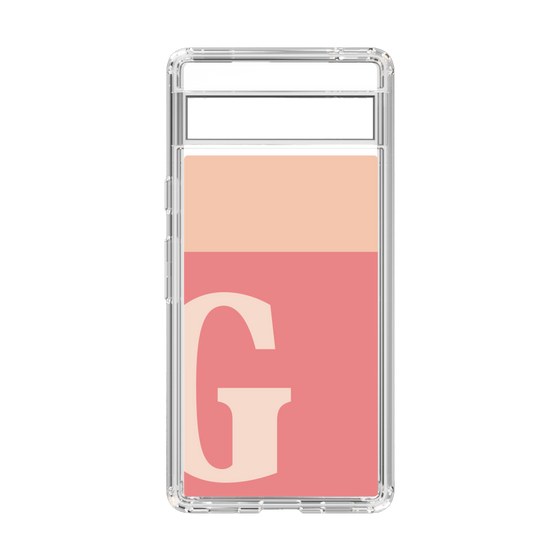 Slim Protection Case［ Original - initial two tone - G pink ］