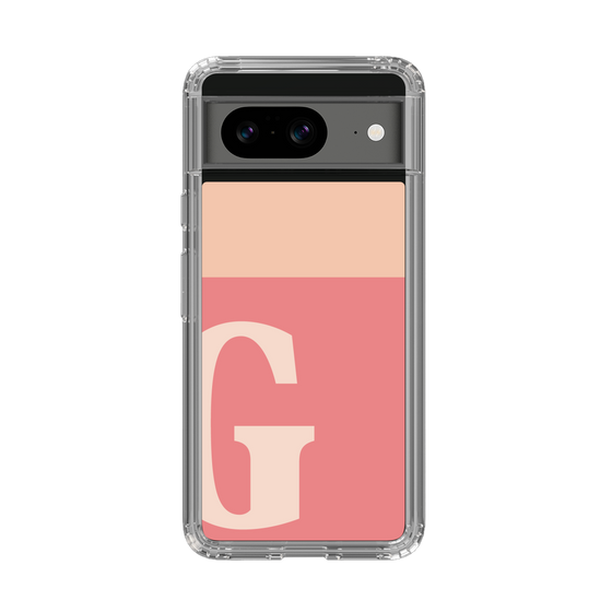 Slim Protection Case［ Original - initial two tone - G pink ］