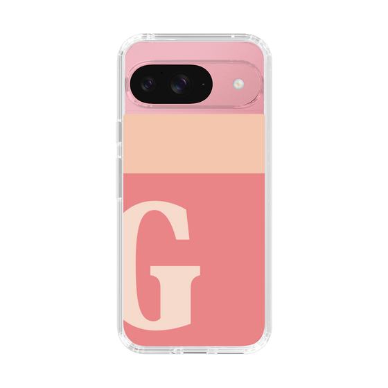 Slim Protection Case［ Original - initial two tone - G pink ］