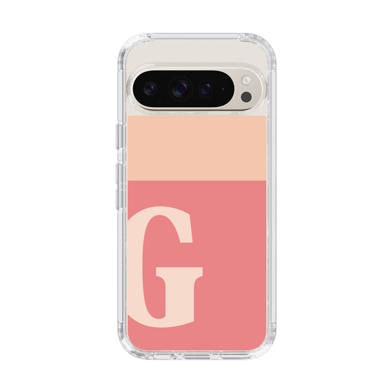 Slim Protection Case［ Original - initial two tone - G pink ］