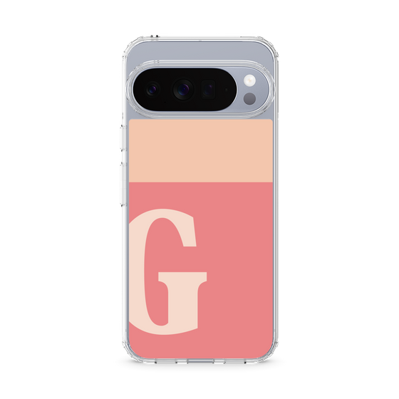 Slim Protection Case［ Original - initial two tone - G pink ］