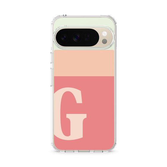 Slim Protection Case［ Original - initial two tone - G pink ］