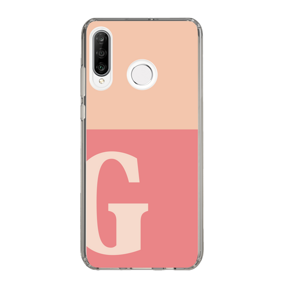 Slim Protection Case［ Original - initial two tone - G pink ］