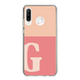 Slim Protection Case［ Original - initial two tone - G pink ］