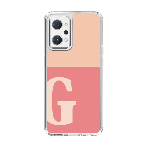 Slim Protection Case［ Original - initial two tone - G pink ］