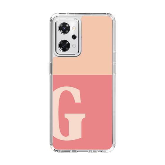 Slim Protection Case［ オリジナル - initial two tone - G pink ］