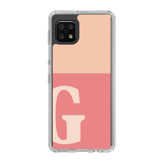 Slim Protection Case［ Original - initial two tone - G pink ］