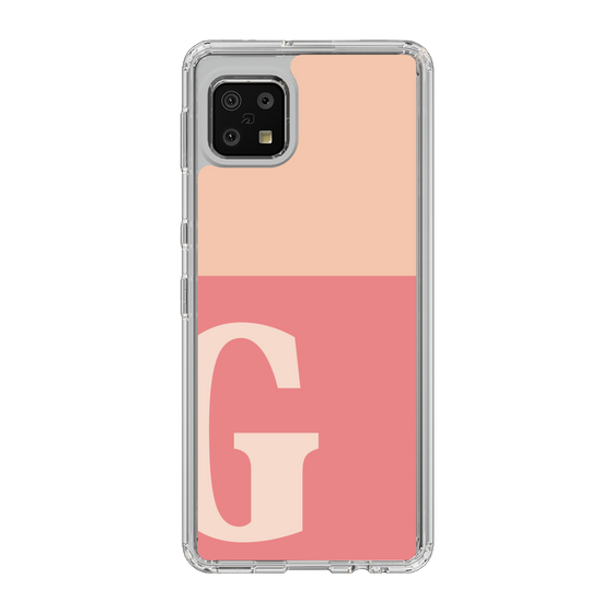 Slim Protection Case［ Original - initial two tone - G pink ］
