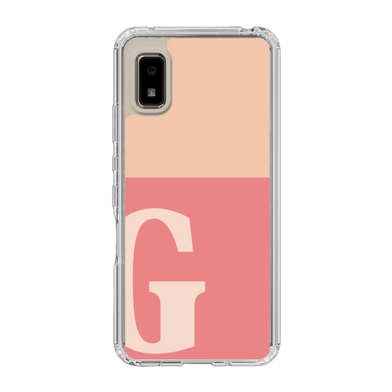 Slim Protection Case［ Original - initial two tone - G pink ］
