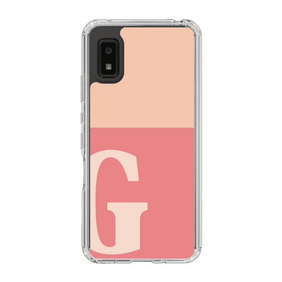 Slim Protection Case［ Original - initial two tone - G pink ］