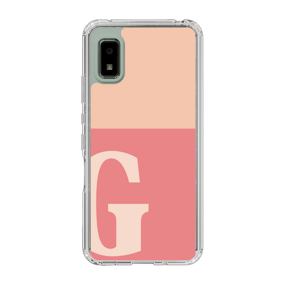 Slim Protection Case［ Original - initial two tone - G pink ］
