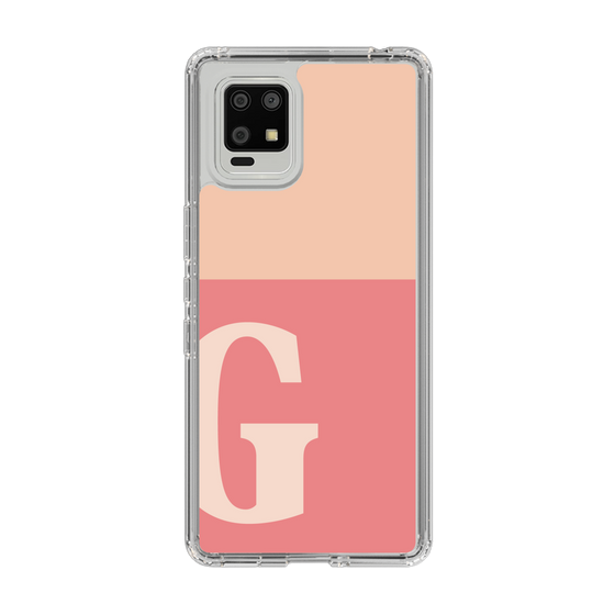 Slim Protection Case［ Original - initial two tone - G pink ］